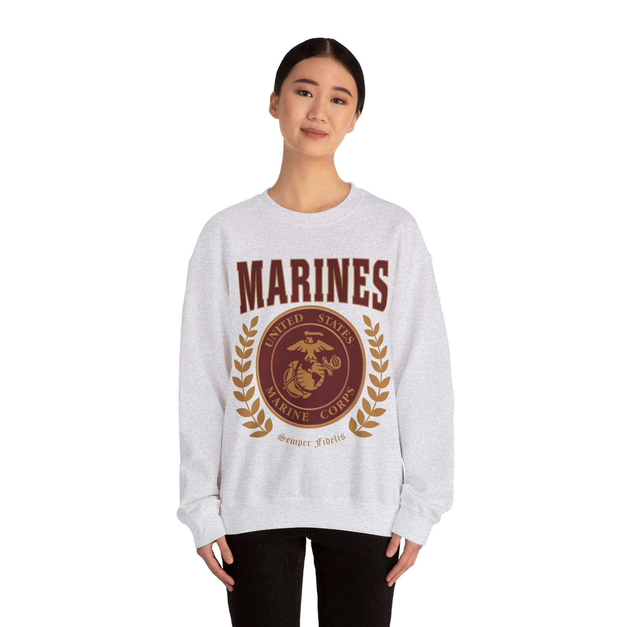 Sweatshirt: Marines Red Seal (Color Choices)