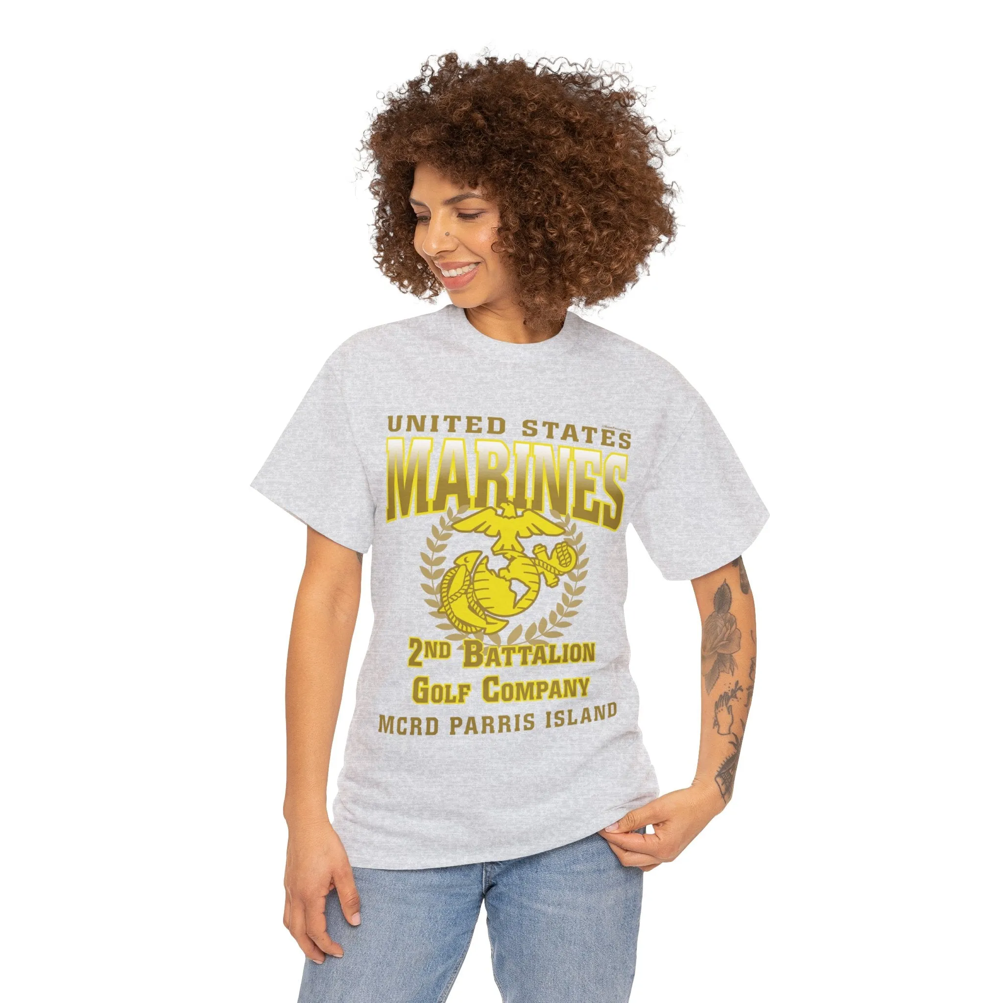 T-Shirt: Golf Co. MCRD Parris Island (EGA   Back Proud Family)