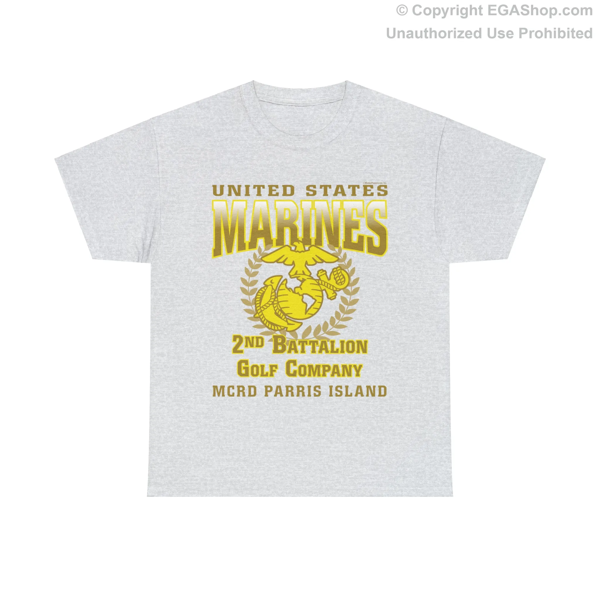 T-Shirt: Golf Co. MCRD Parris Island (EGA   Back Proud Family)