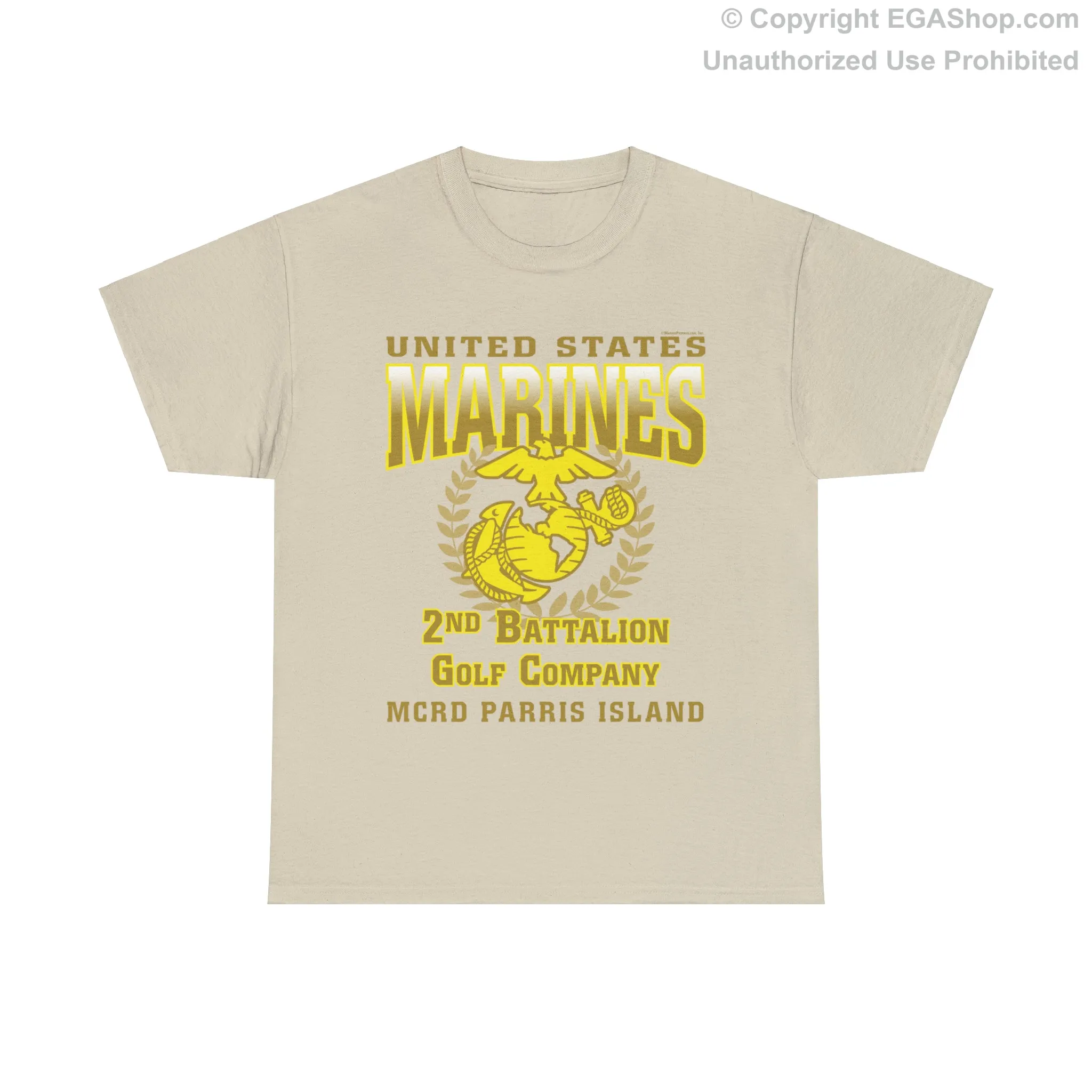 T-Shirt: Golf Co. MCRD Parris Island (EGA   Back Proud Family)