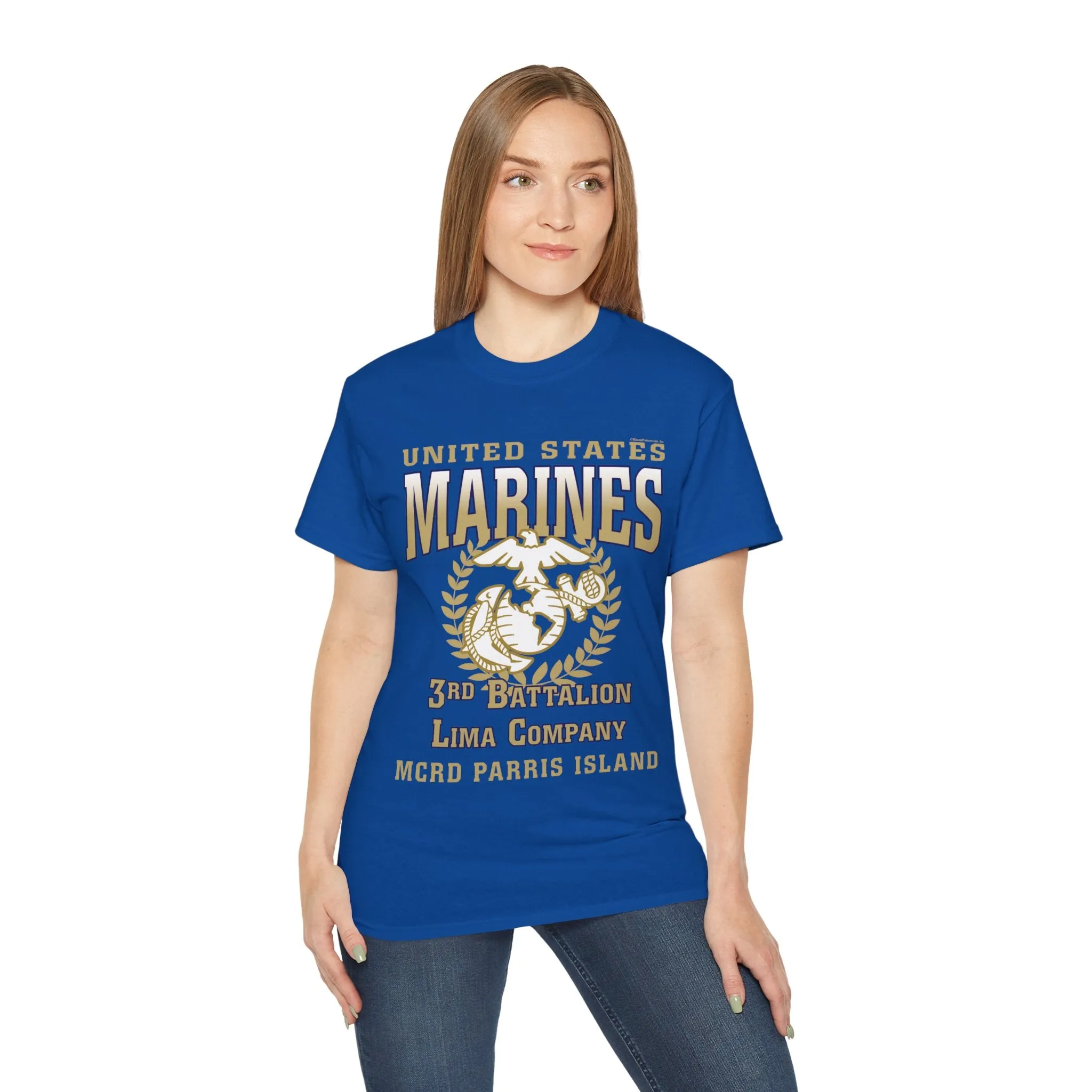 T-Shirt: Lima Co. MCRD Parris Island (EGA   Back Proud Family)