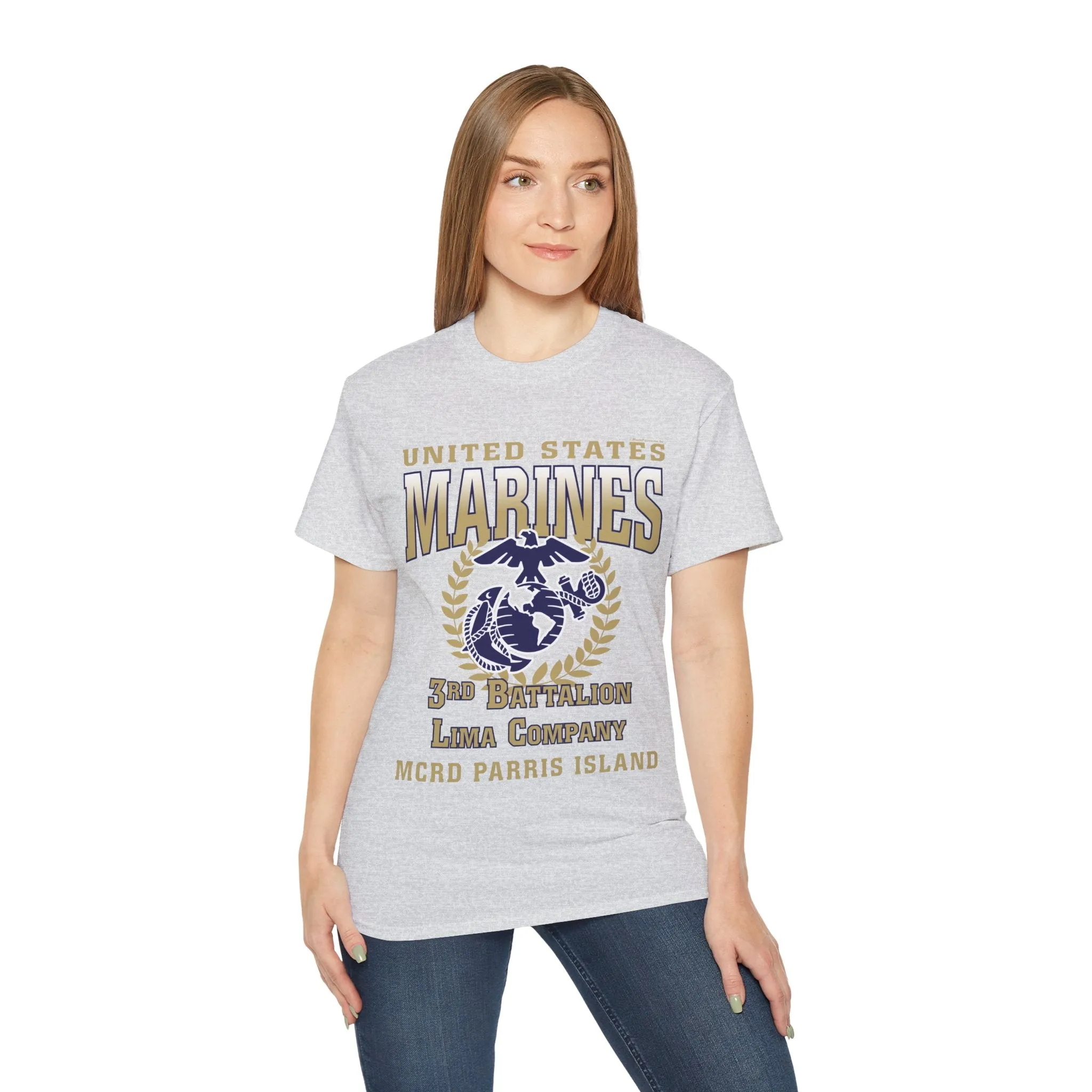 T-Shirt: Lima Co. MCRD Parris Island (EGA   Back Proud Family)