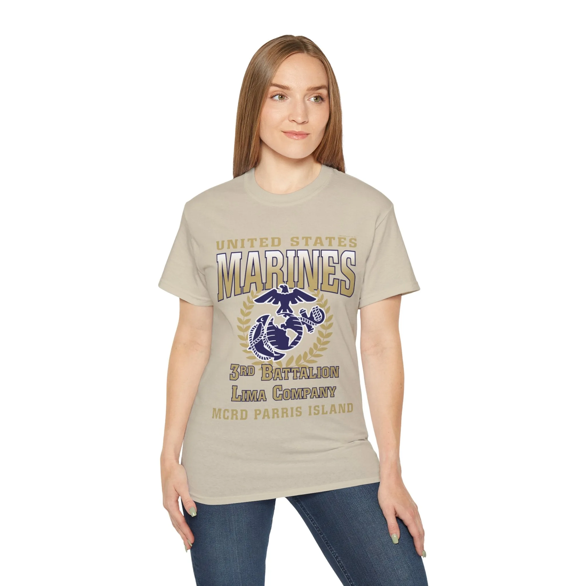 T-Shirt: Lima Co. MCRD Parris Island (EGA   Back Proud Family)