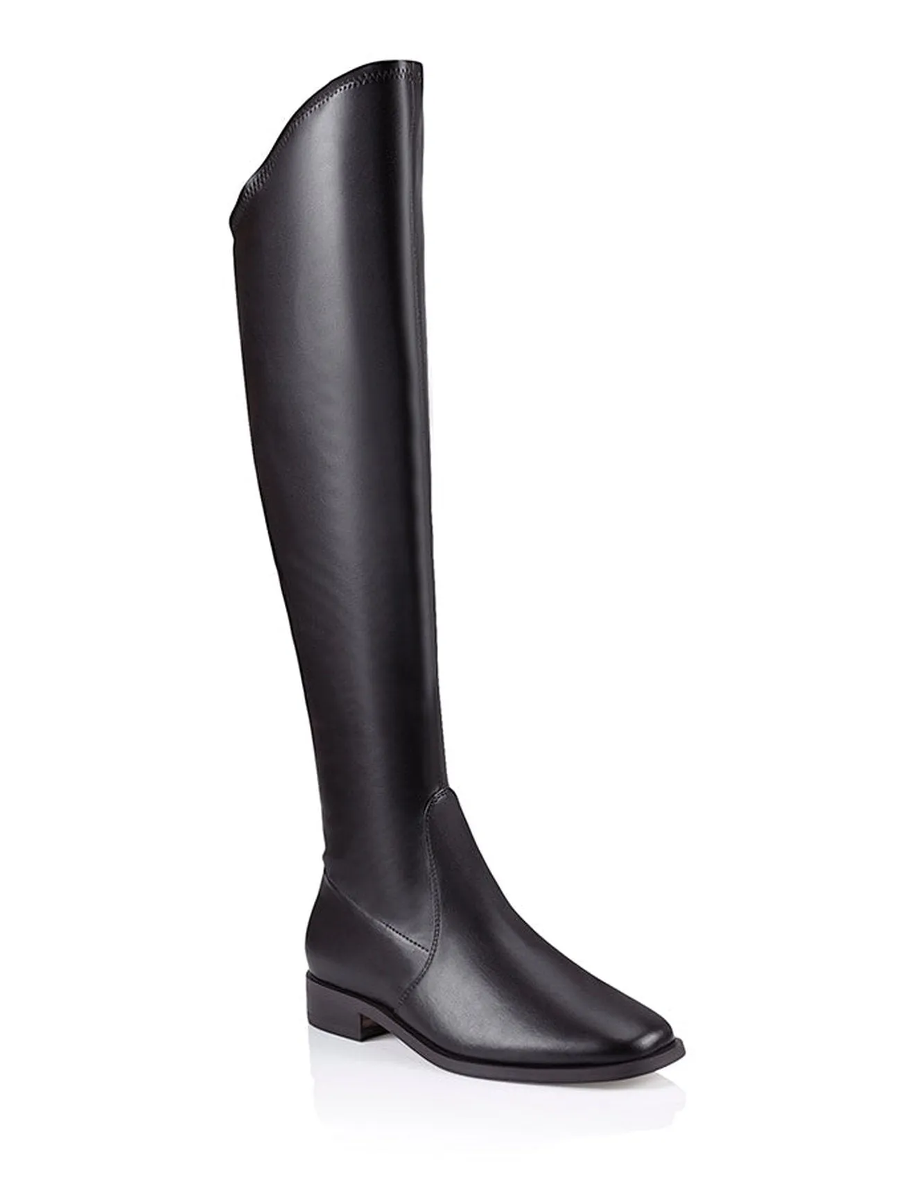 Telita Knee High Riding Boot - Brown