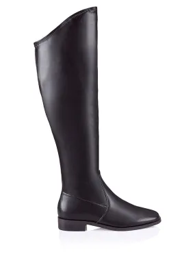 Telita Knee High Riding Boot - Brown