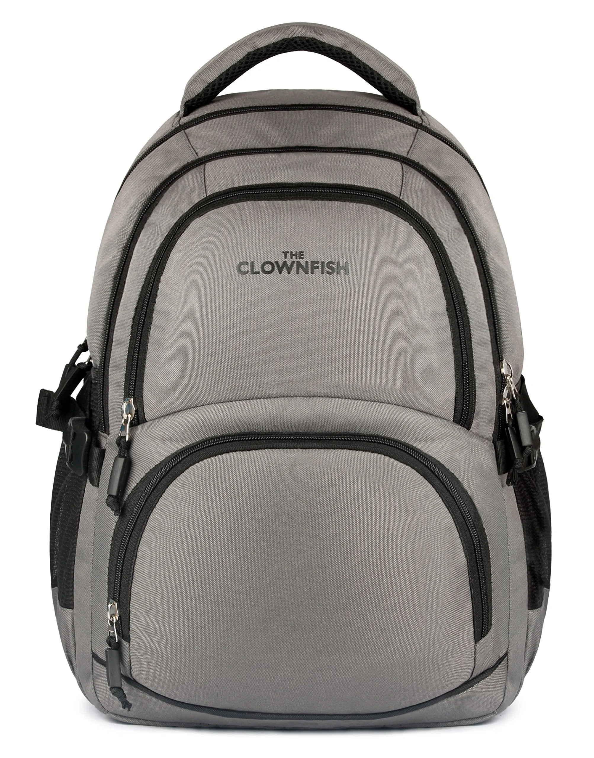 THE CLOWNFISH Alpha Series 26 Liters Unisex Backpack |College Backpack| 15.6 inch laptop Backpack|School Backpack |Bags (Grey)