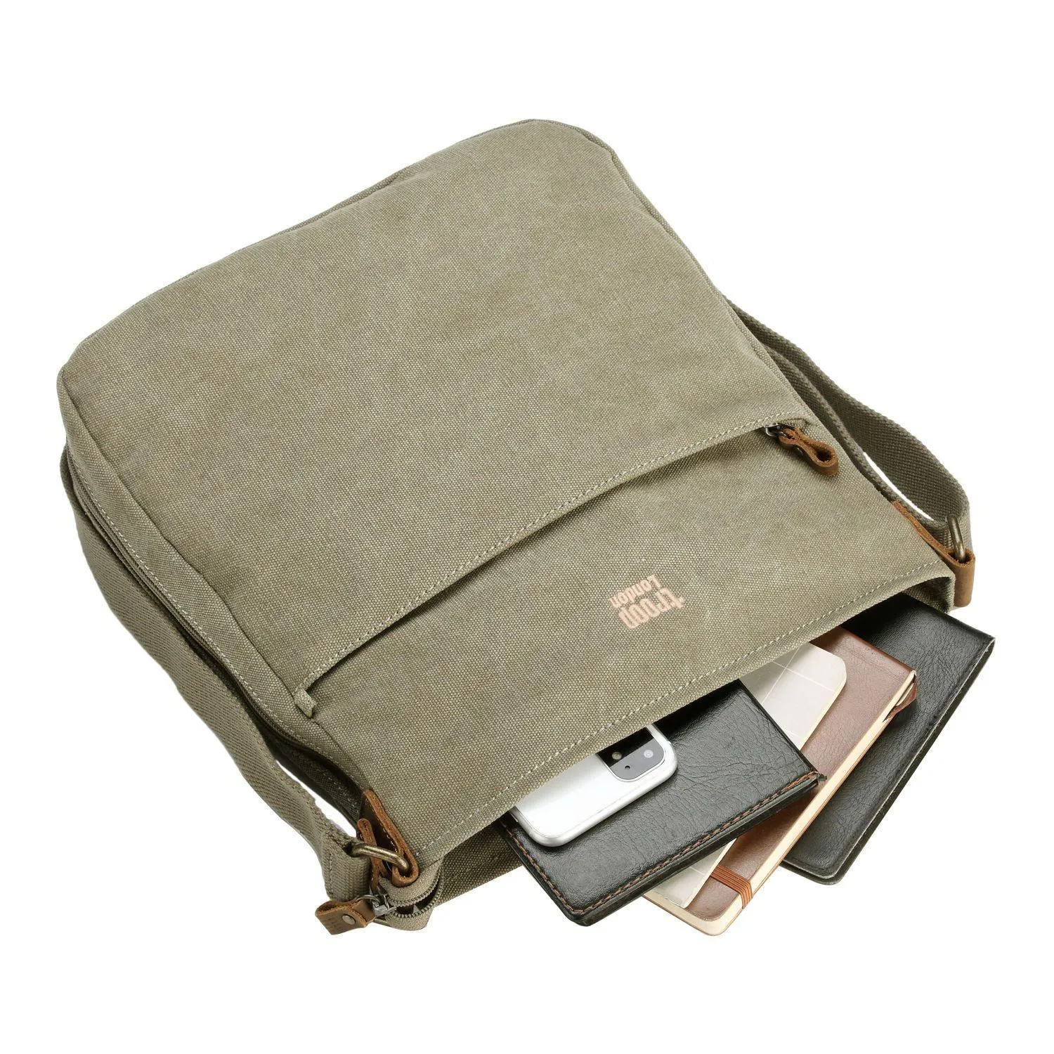 TRP0236 Troop London Classic Canvas Across Body Bag