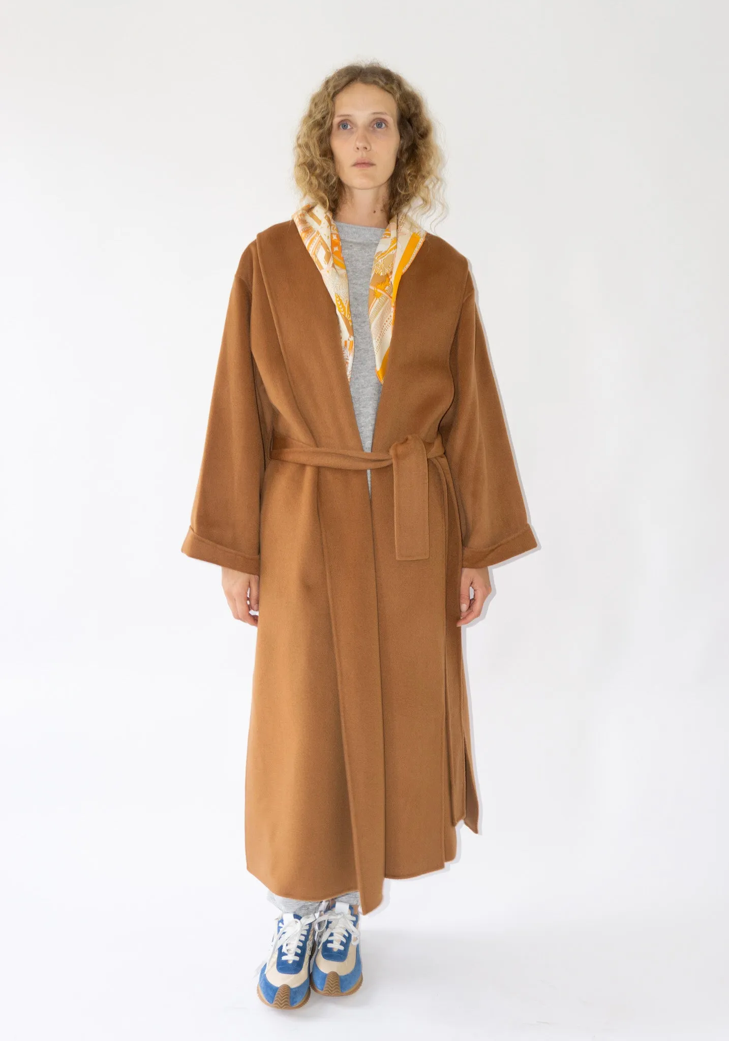 Trullem Wool Coat in Raw Sugar