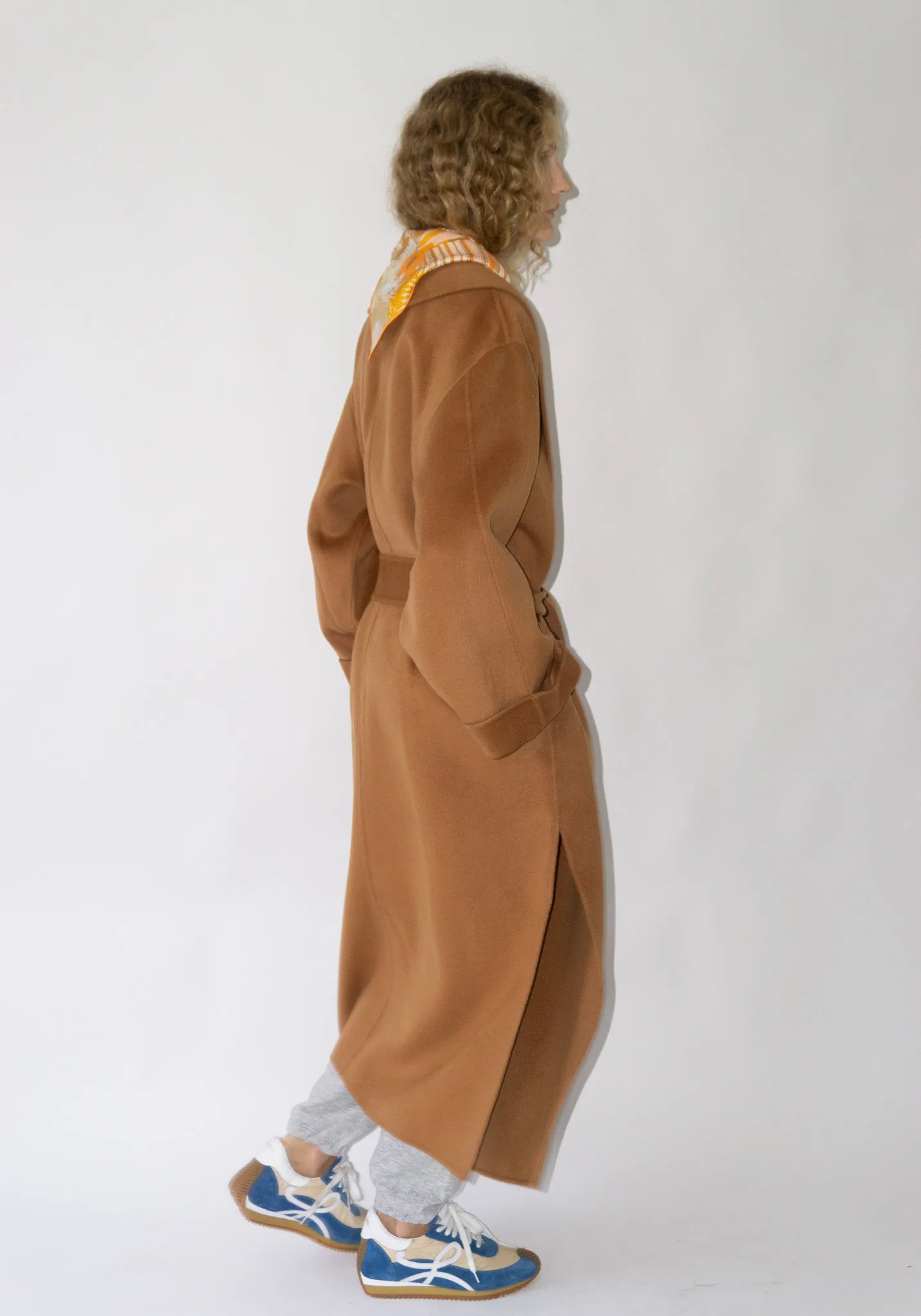 Trullem Wool Coat in Raw Sugar