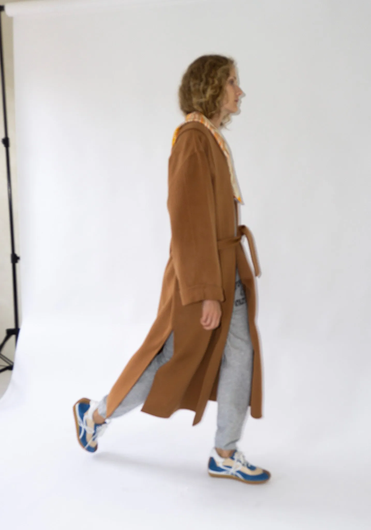 Trullem Wool Coat in Raw Sugar