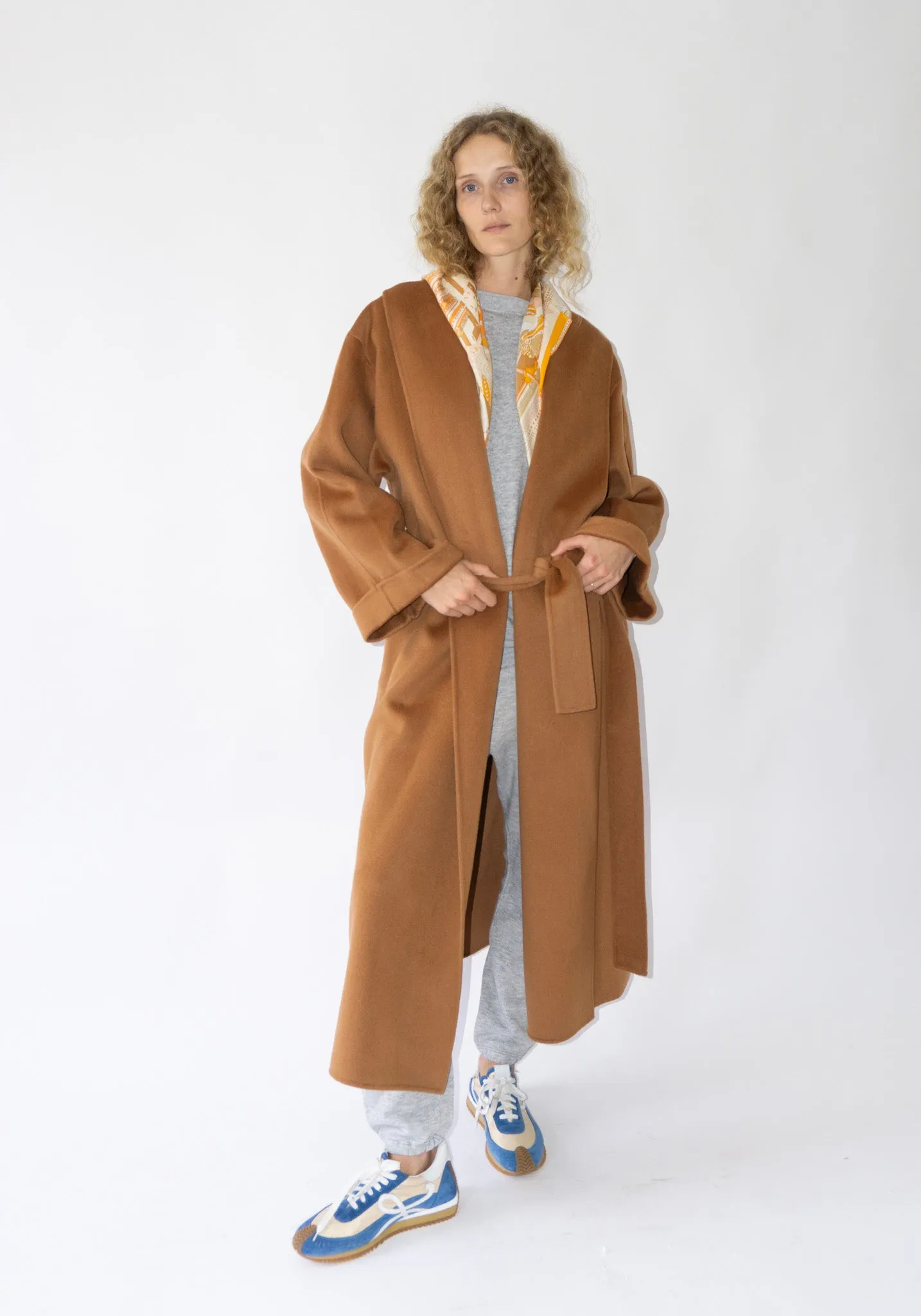 Trullem Wool Coat in Raw Sugar