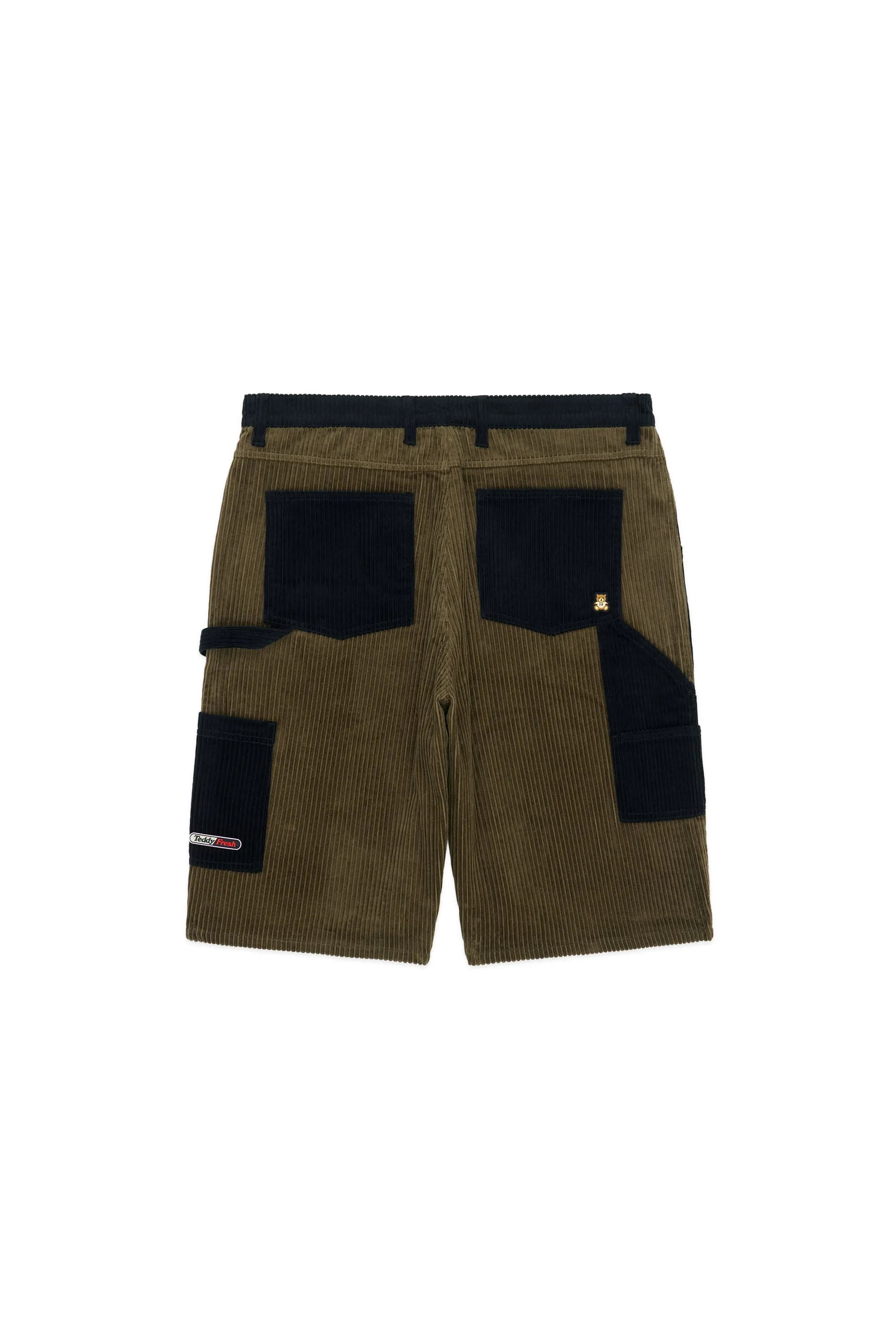 Two Tone Corduroy Shorts