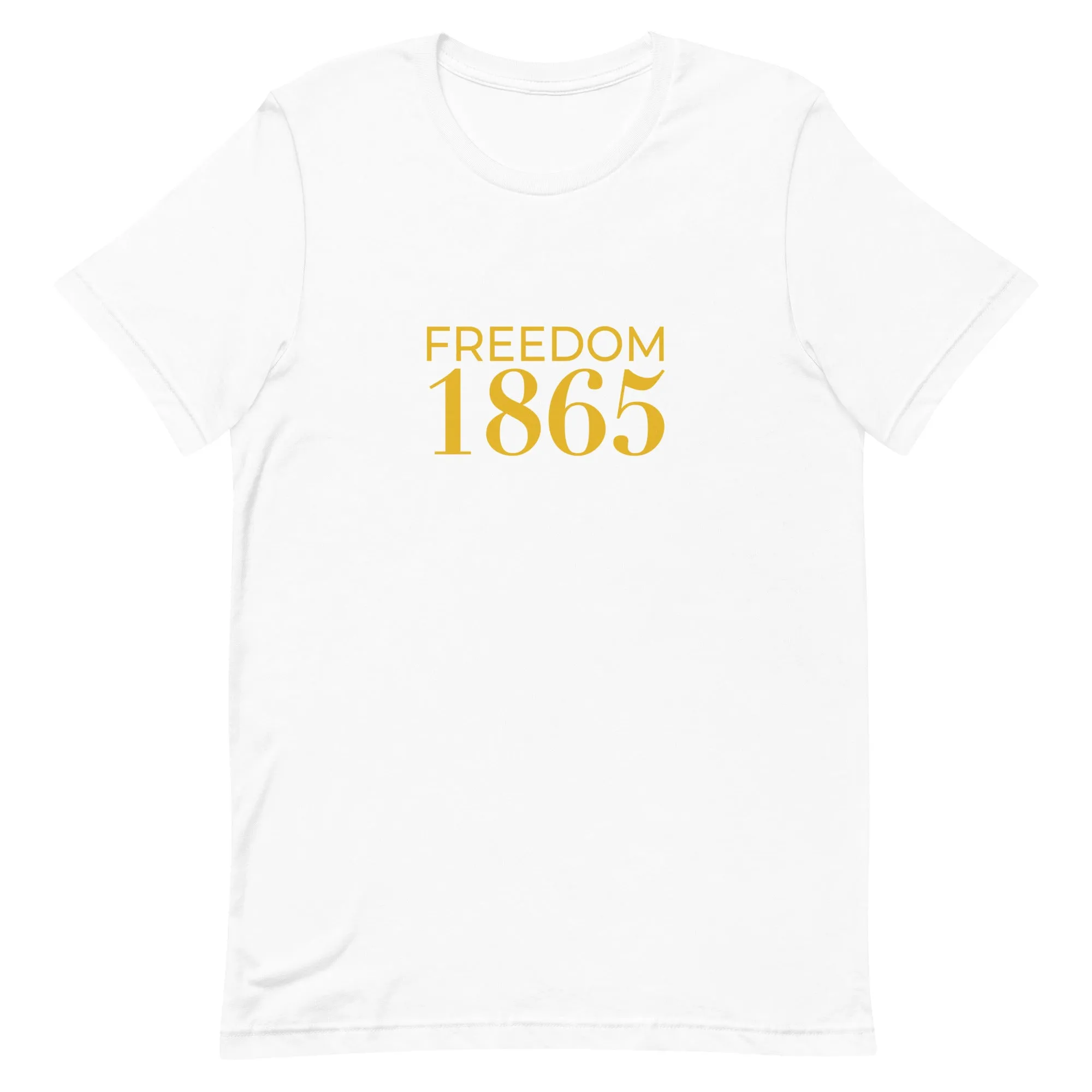 Unisex t-shirt - Classic Freedom 1865 Logo Tee (Gold)