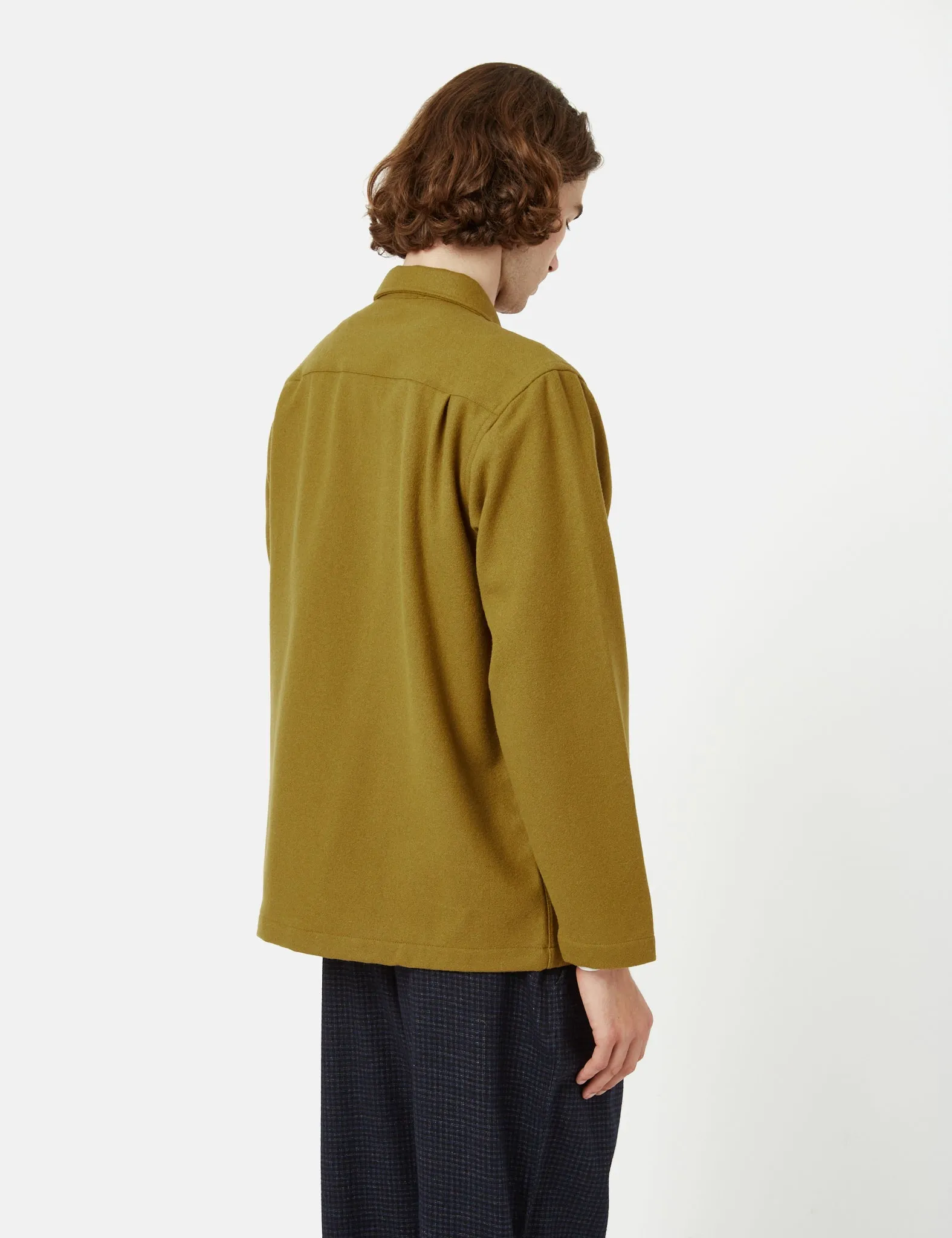 Universal Works Easy Overshirt - Mustard Yellow