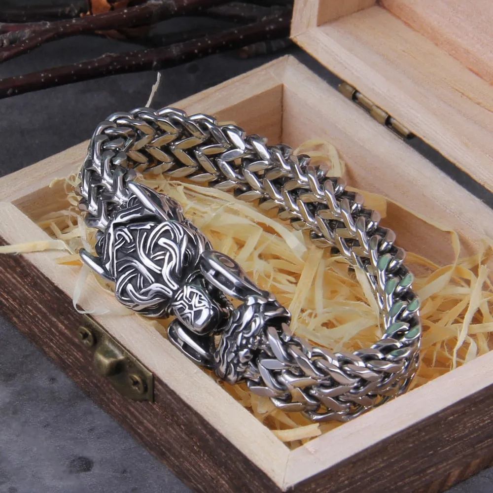 Viking Punk Bracelet in Mix Gold