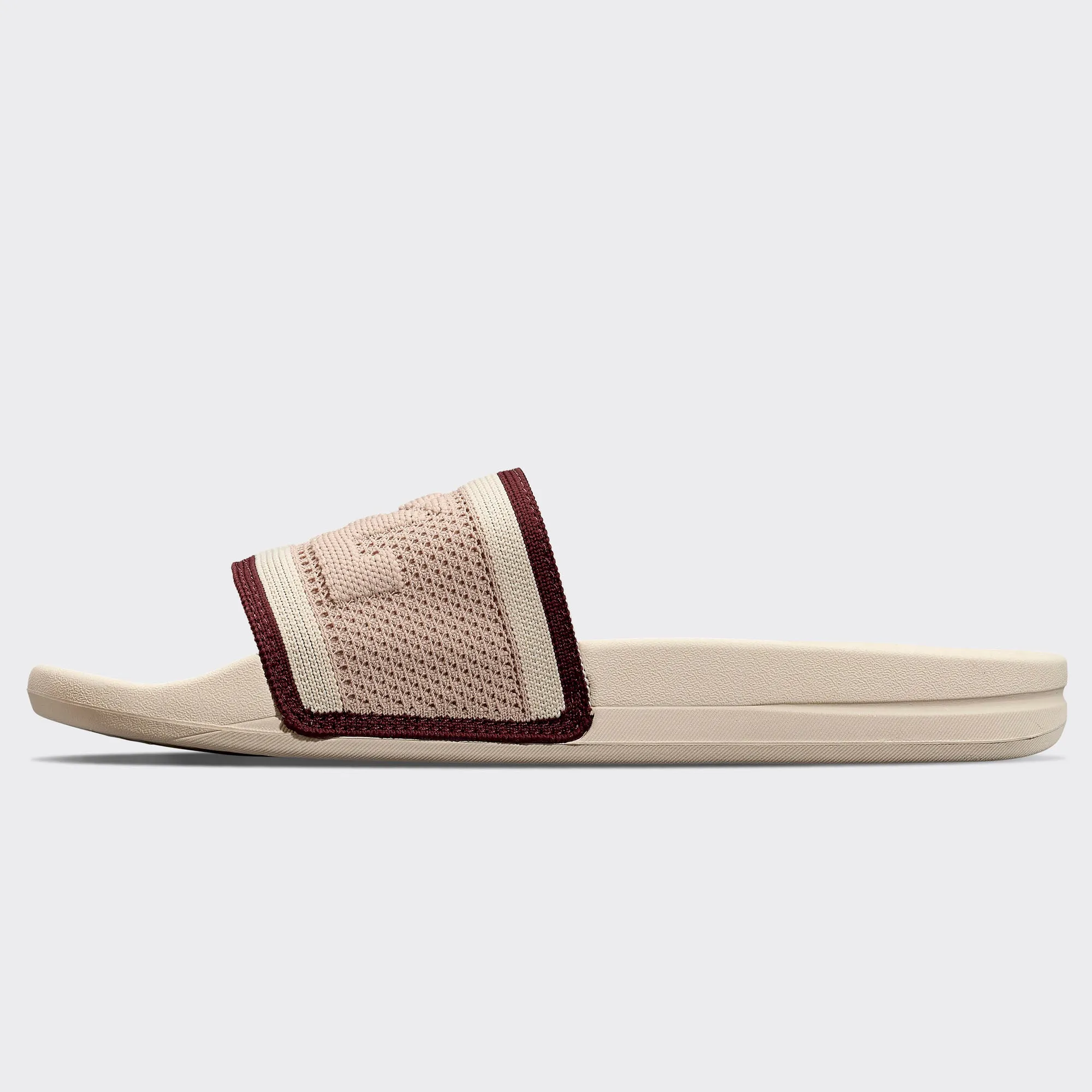 Women's Big Logo TechLoom Slide Alabaster / Rose Dust / Burgundy