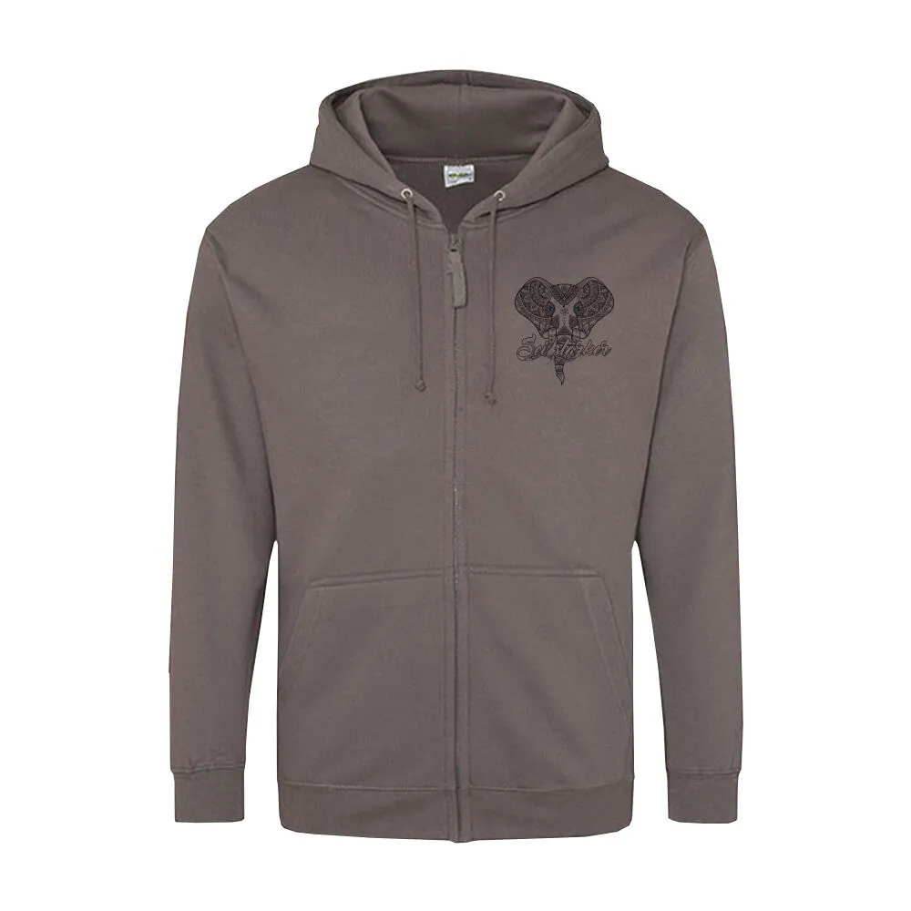 Zipper Jacke Unisex - Mandala Elefant -